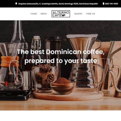 Alterno Cafe Website
