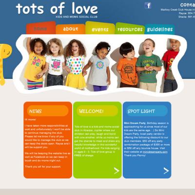 Tots of Love Website
